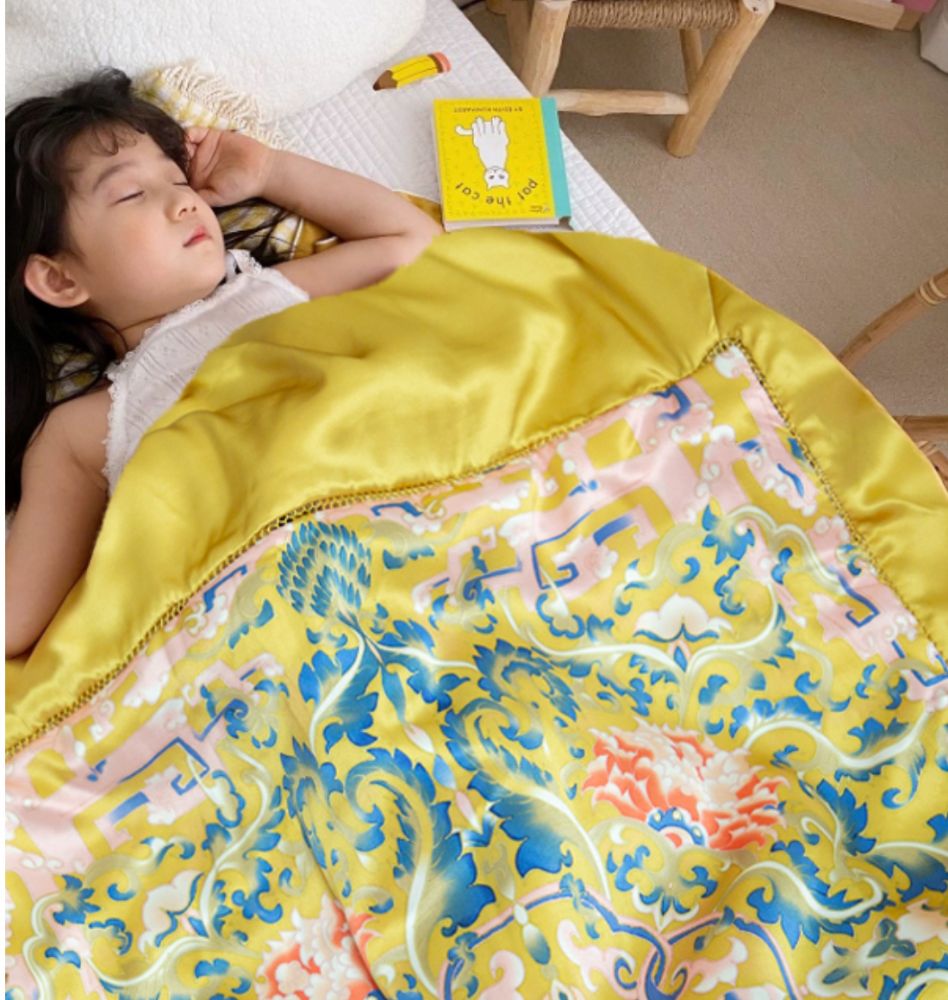 Picture of Hand-painted Silk Bedding Set