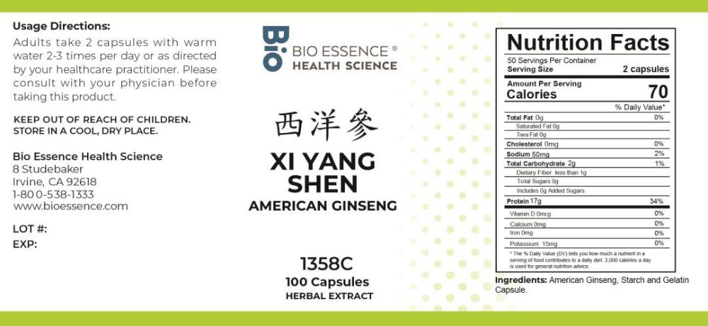 Picture of XI YANG SHEN (Granules & Capsules)