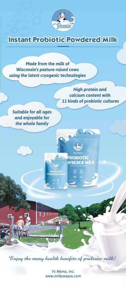 Picture of Bessie Instant ProbioticPowdered Milk (454g)