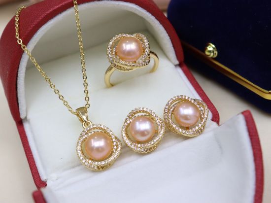 Picture of Natural freshwater pearl set