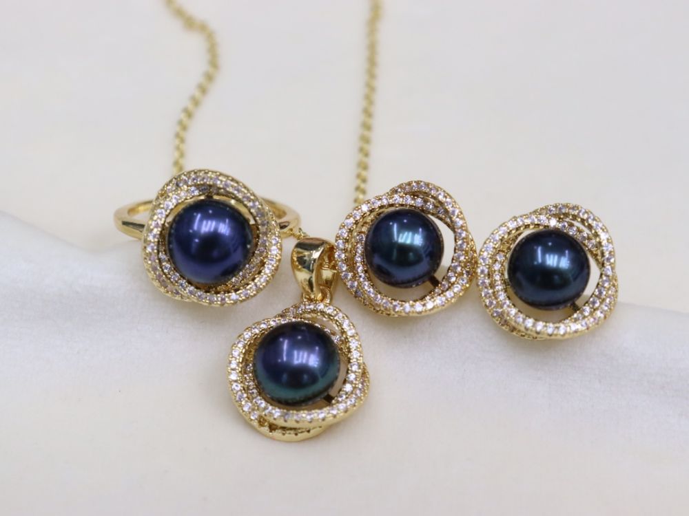 Picture of Natural freshwater pearl set