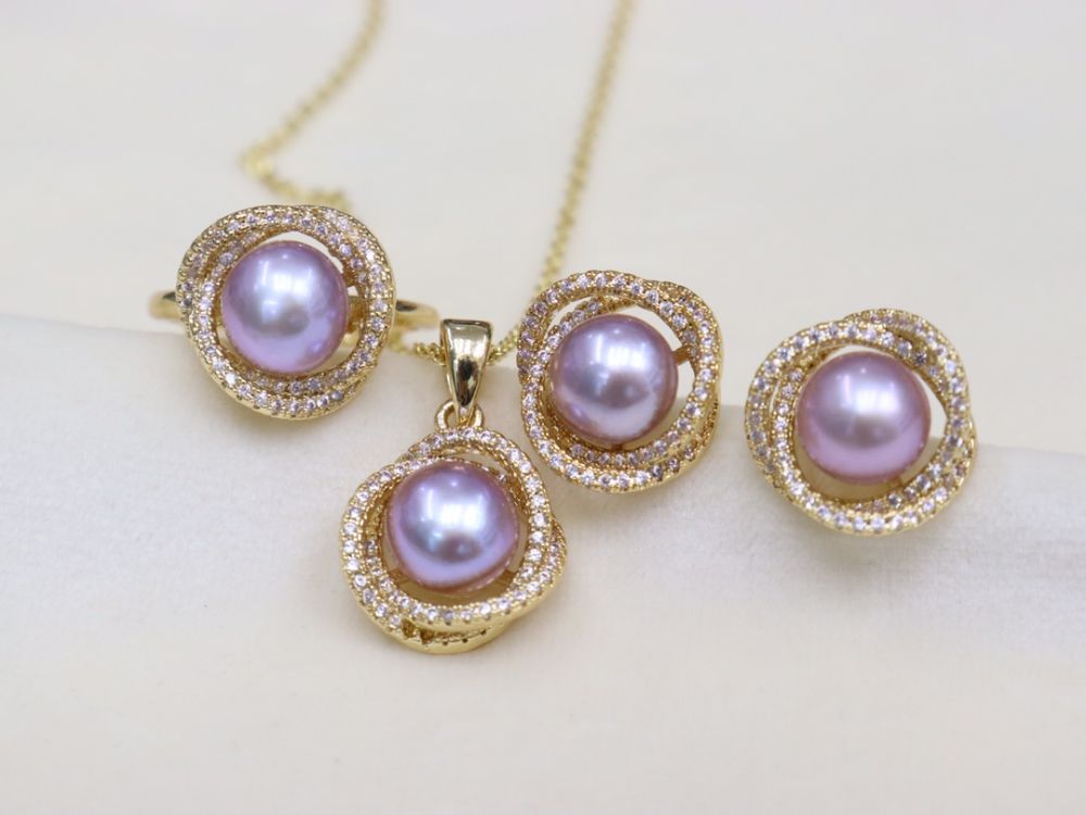 Picture of Natural freshwater pearl set