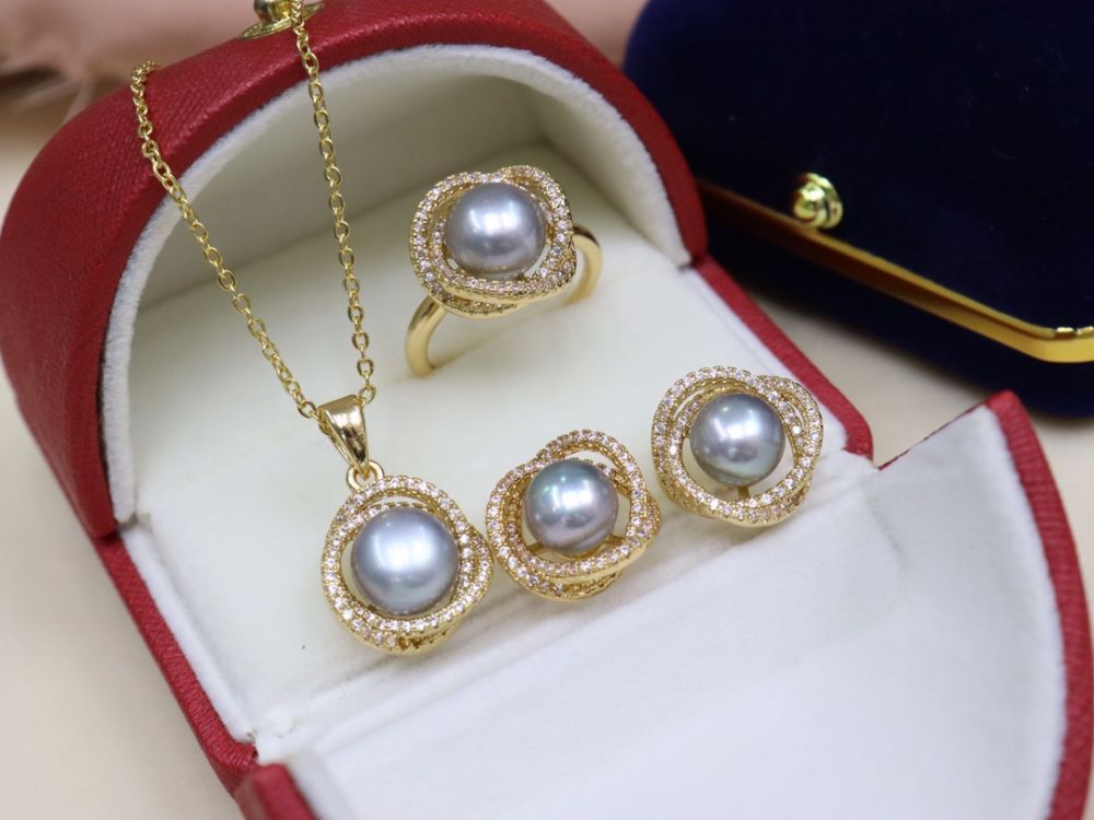Picture of Natural freshwater pearl set