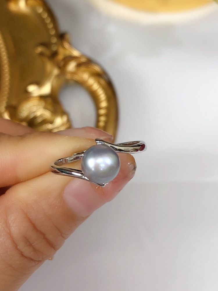 Picture of Natural freshwater pearl ring