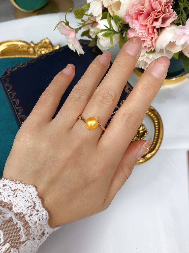 Picture of Natural freshwater pearl ring