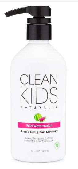 Picture of Clean Kids Naturally Wild Watermelon Bubble Bath