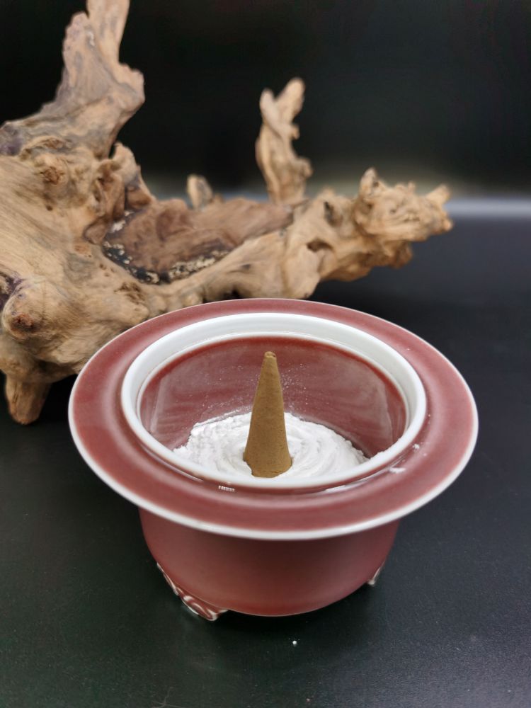 Picture of Jingdezhen Chinese-style Handcrafted Ceramic Incense Burner