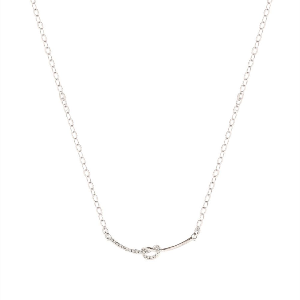 Picture of Tichy 925 Sterling Silver Rope Knot Necklace