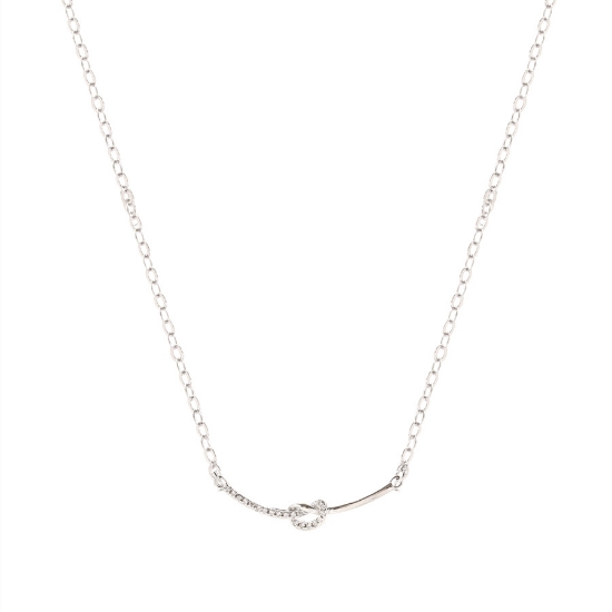 Picture of Tichy 925 Sterling Silver Rope Knot Necklace