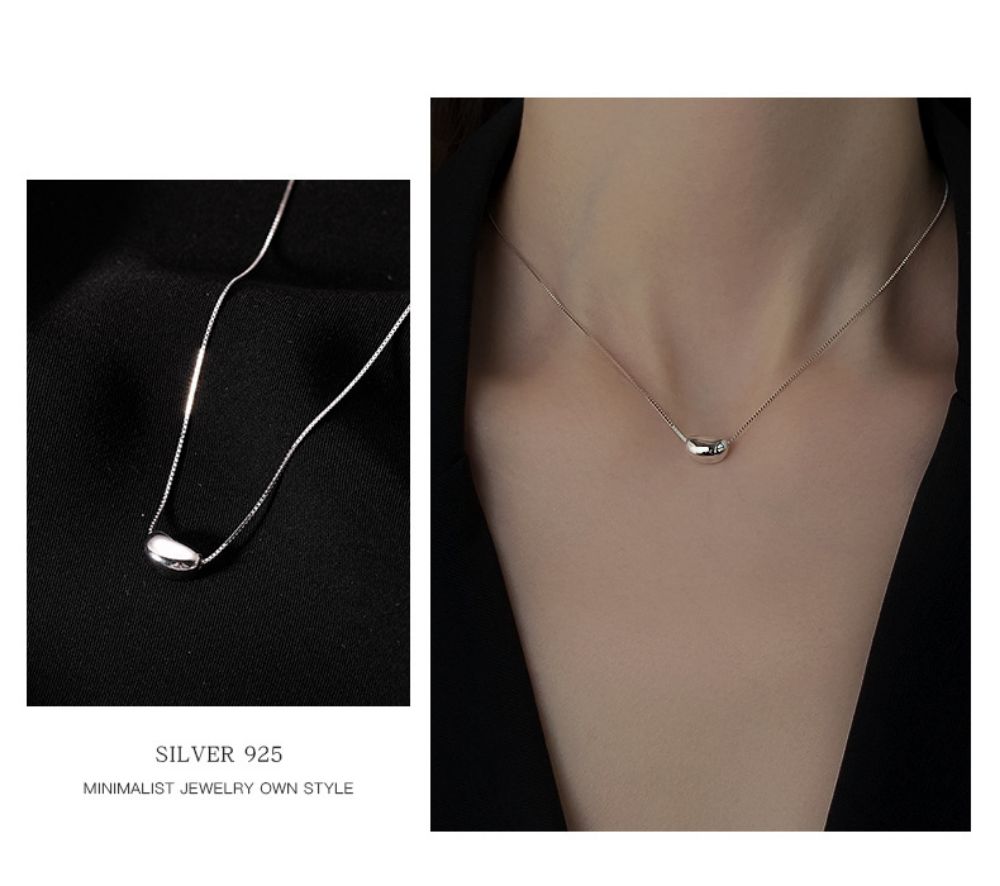 Picture of Titchy 925 Sterling Silver Acacia Bean Necklace