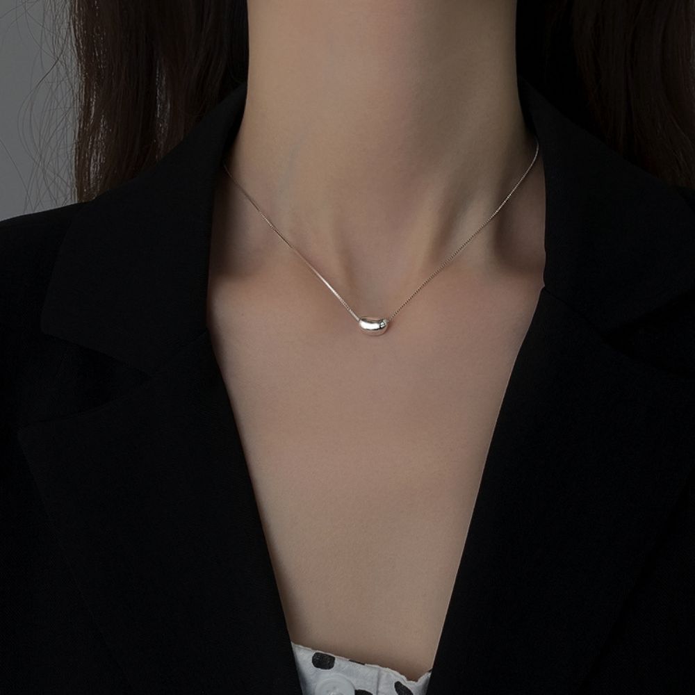 Picture of Titchy 925 Sterling Silver Acacia Bean Necklace