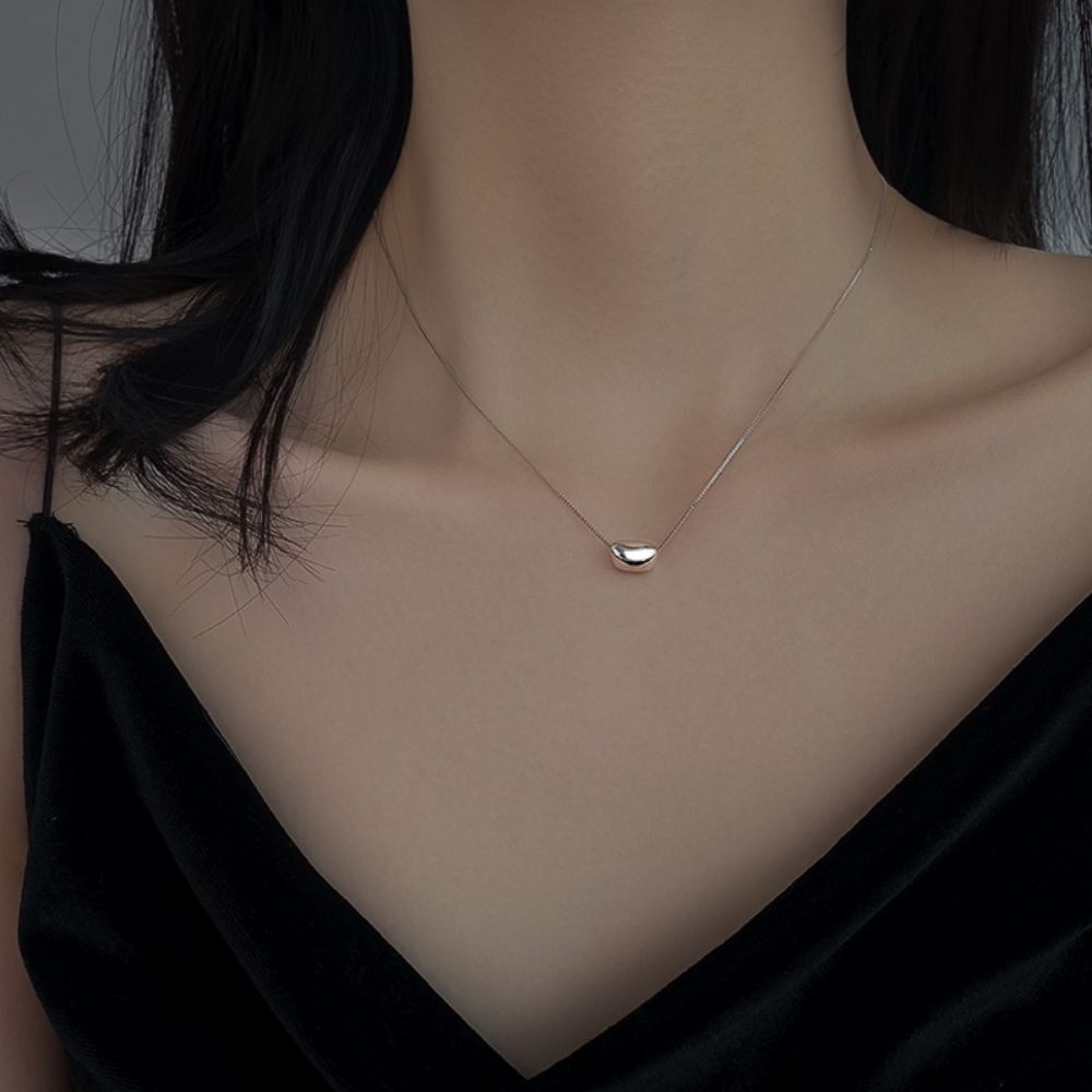 Picture of Titchy 925 Sterling Silver Acacia Bean Necklace