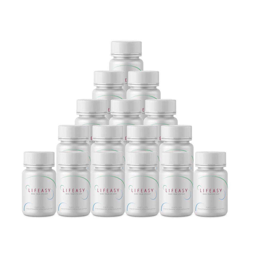 Picture of Anti-aging Lifeasy ß-NMN 16 bottles package