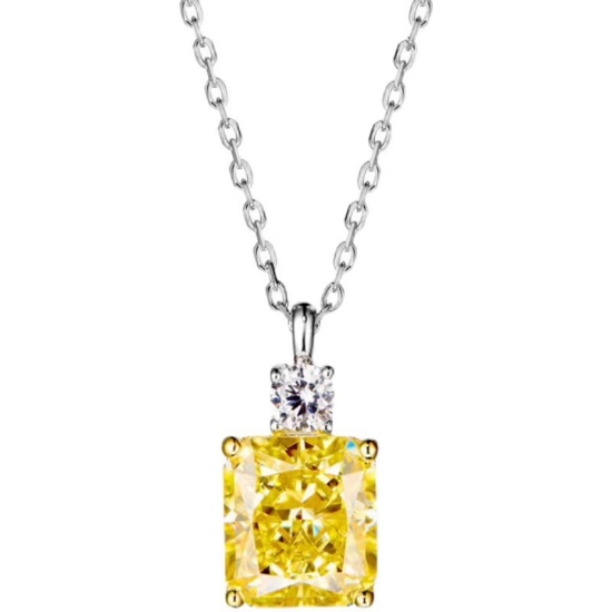 Picture of 925 Silver Crystal and Colorful Gemstone Pendant Necklace