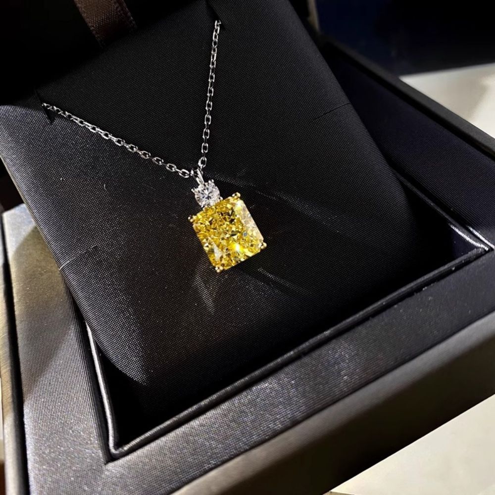Picture of 925 Silver Crystal and Colorful Gemstone Pendant Necklace