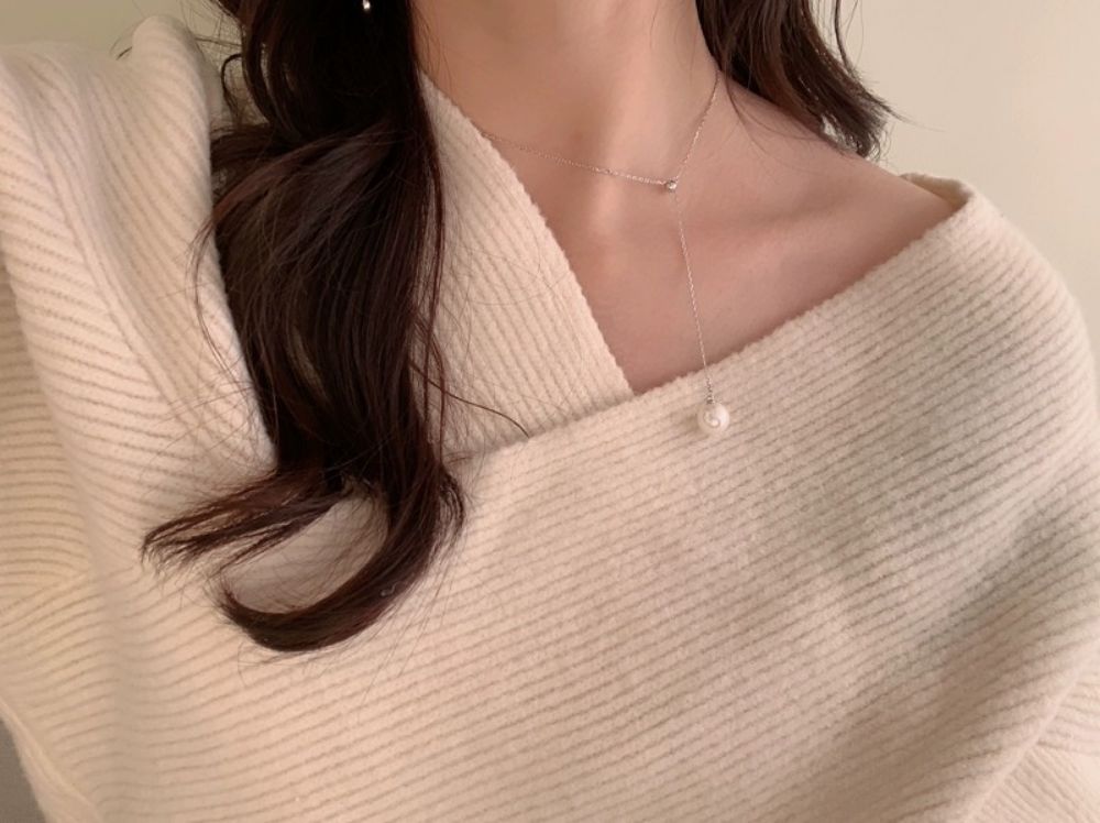 Picture of Tichi S925 Sterling Silver with Swarovski Pearl Necklace