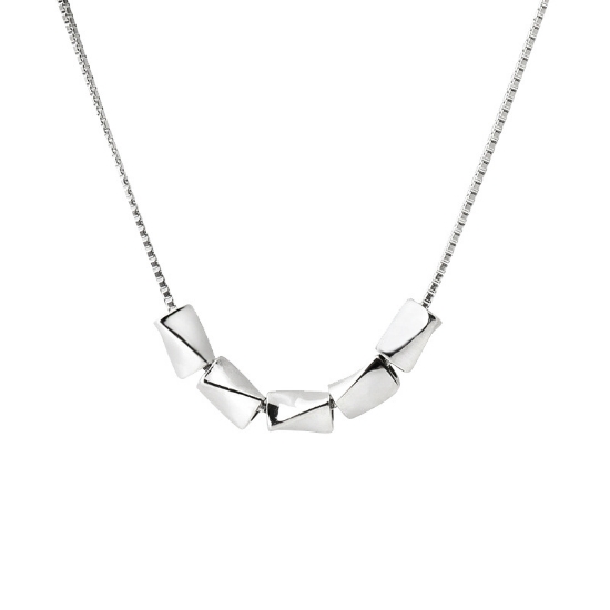 Picture of Titch S925 Sterling Silver Bean Necklace