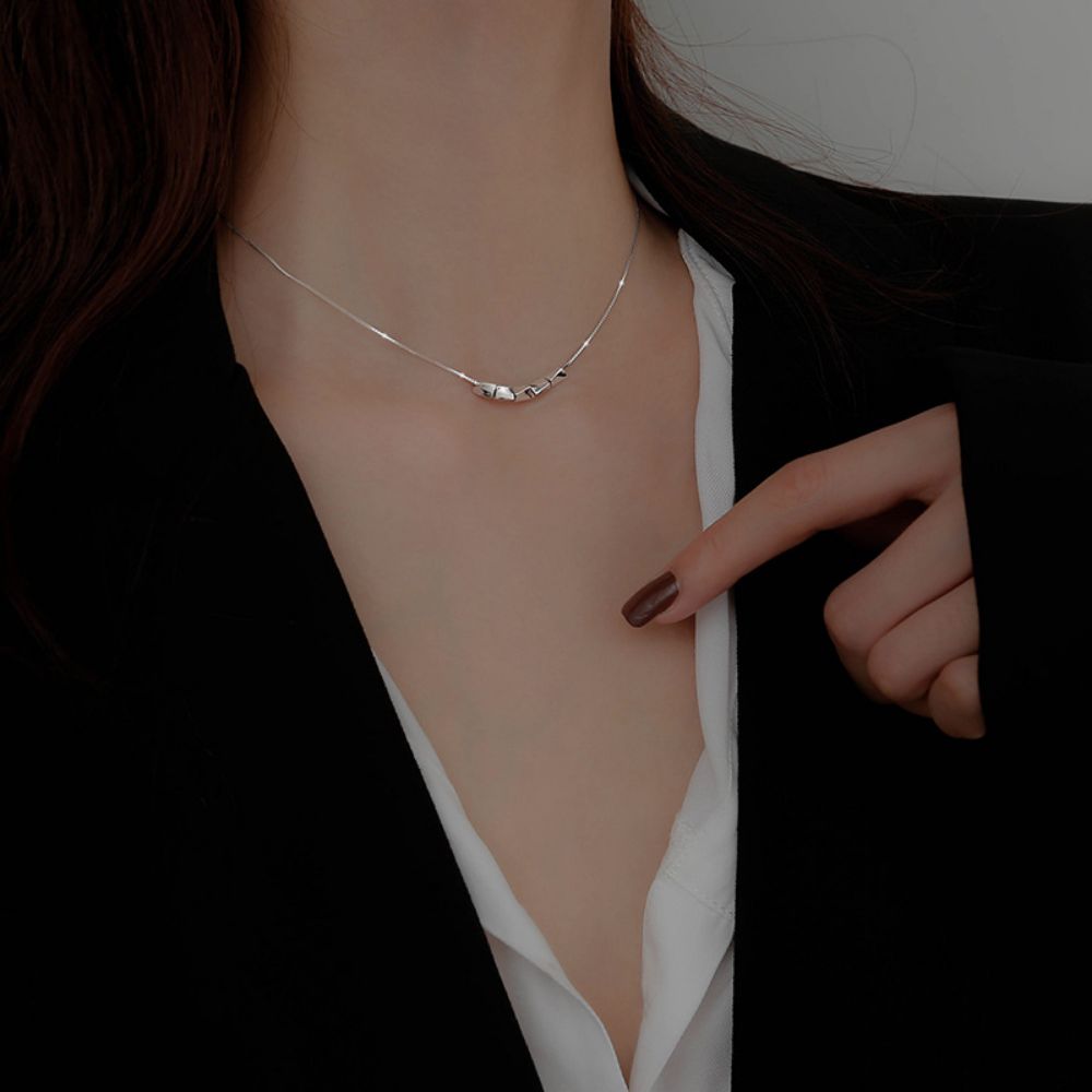 Picture of Titch S925 Sterling Silver Bean Necklace