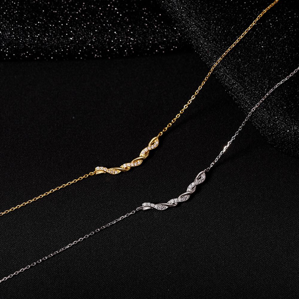 Picture of Titch S925 Sterling Silver Twisted Chain Necklace