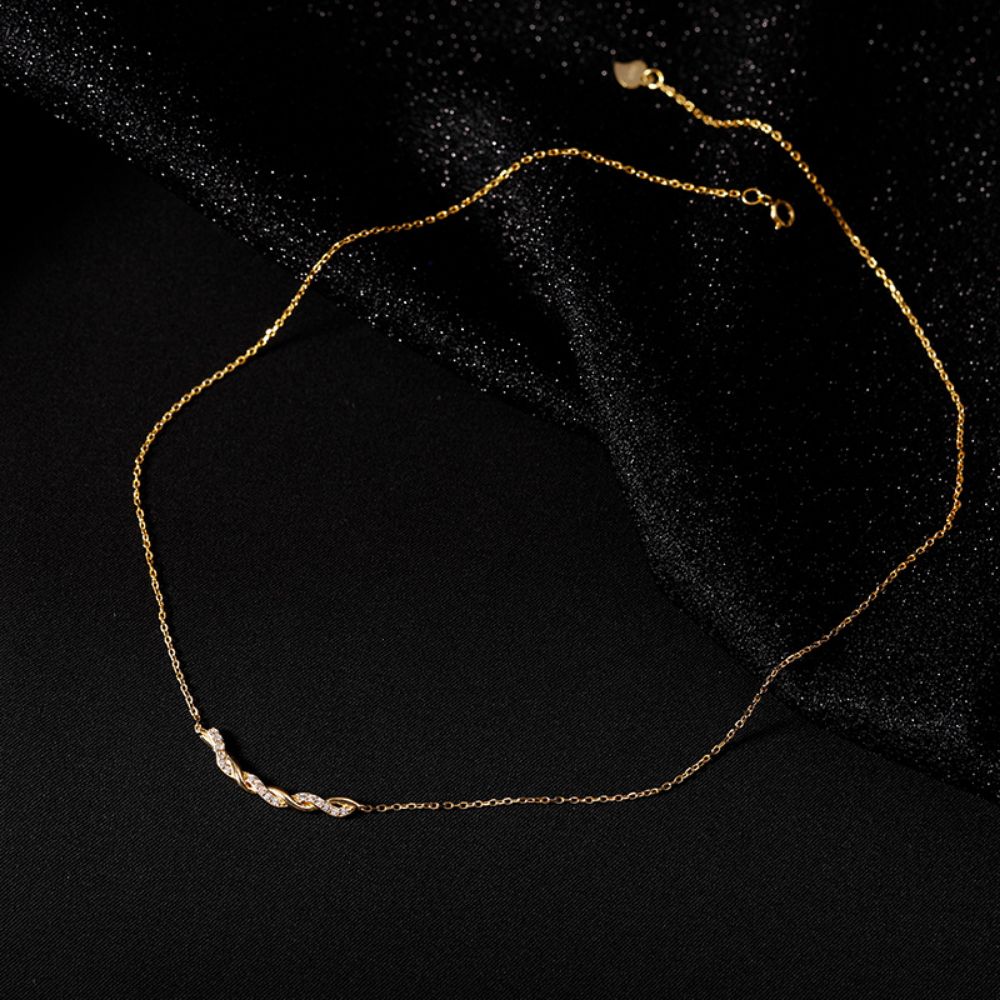 Picture of Titch S925 Sterling Silver Twisted Chain Necklace