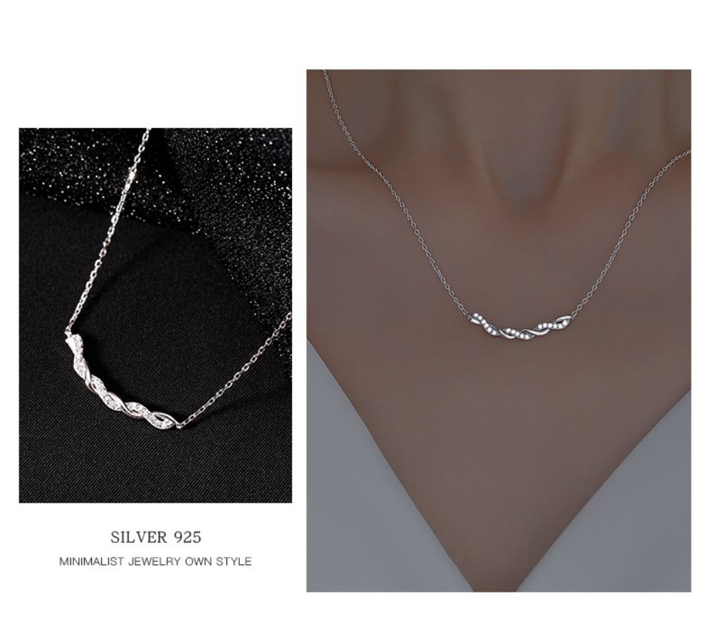Picture of Titch S925 Sterling Silver Twisted Chain Necklace