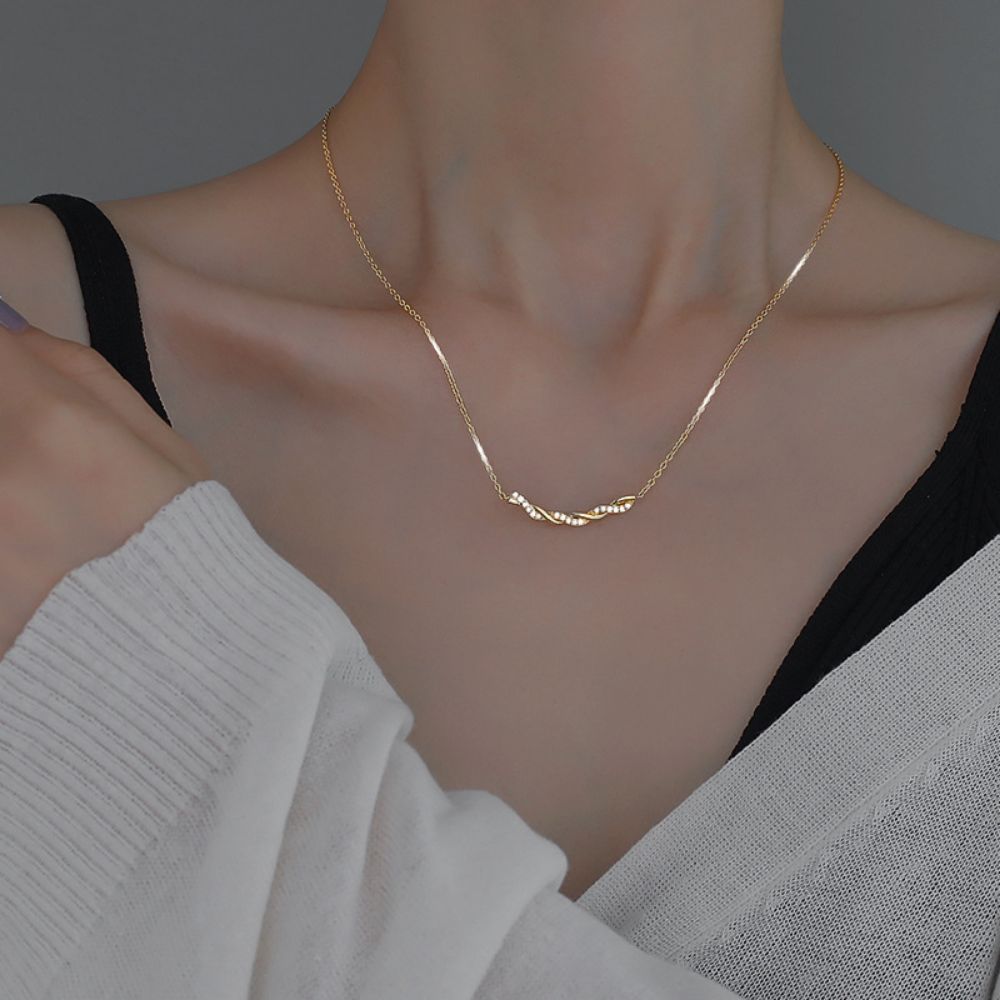 Picture of Titch S925 Sterling Silver Twisted Chain Necklace