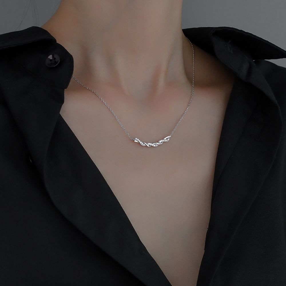 Picture of Titch S925 Sterling Silver Twisted Chain Necklace