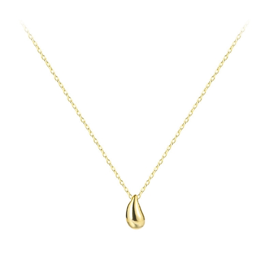 Picture of Titch S925 Silver Teardrop Pendant Necklace