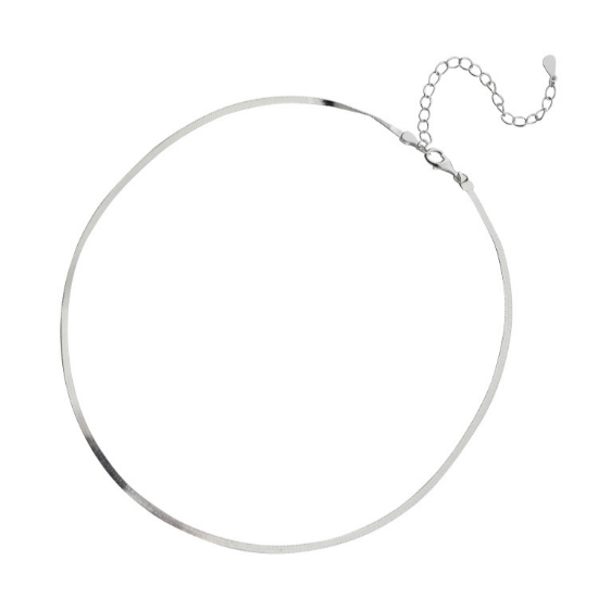 Picture of Titch 925 Silver Collarbone Blade Pendant Necklace