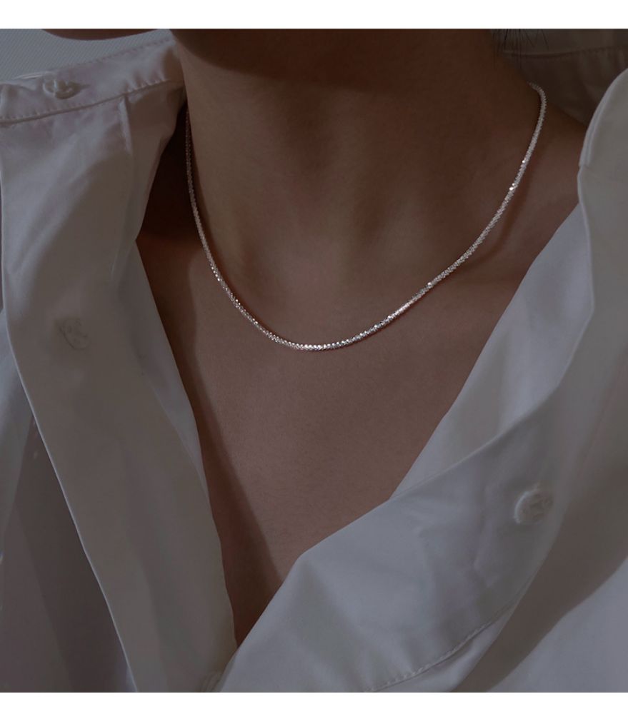 Picture of Titch 925 Silver Starry Sky Necklace
