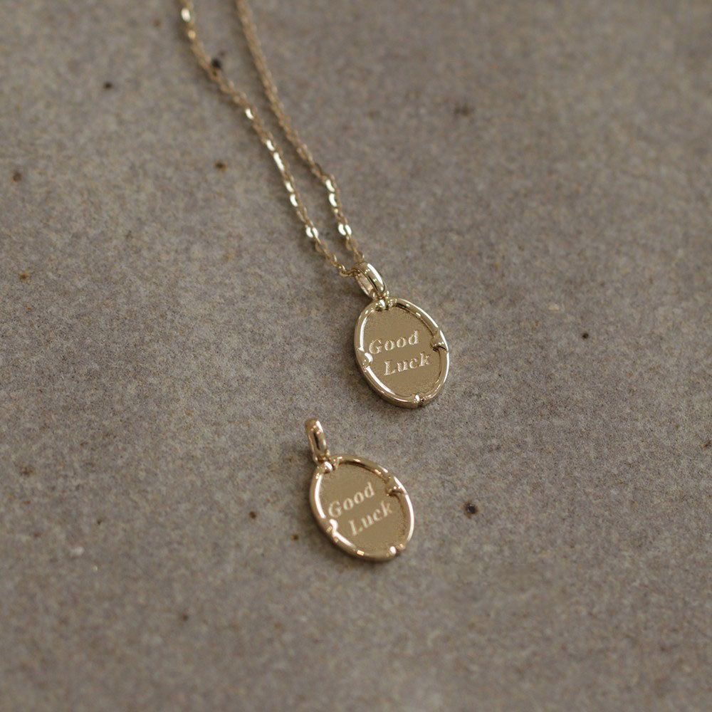 Picture of Titch S925 Silver Good Luck Alphabet Necklace