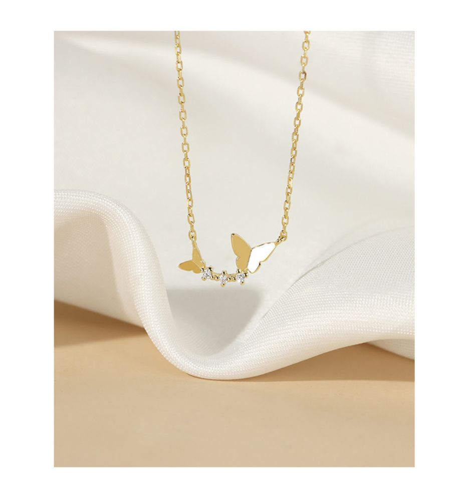 Picture of Titch 925 Silver Butterfly Necklace