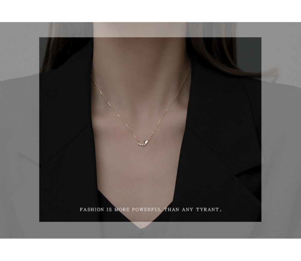 Picture of Titch 925 Silver Butterfly Necklace