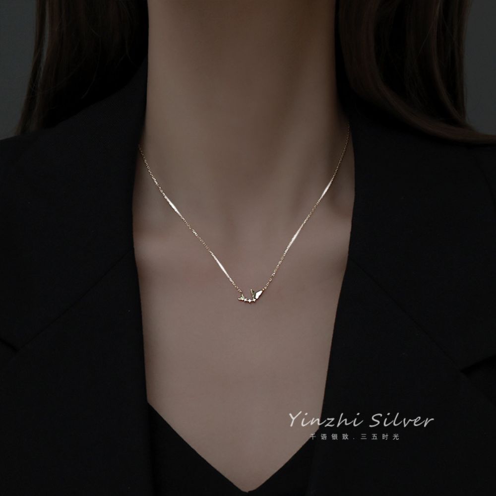 Picture of Titch 925 Silver Butterfly Necklace