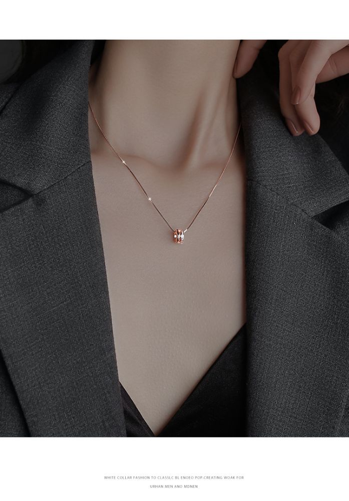 Picture of Titch 925 Silver "Lucky Charm" Fashionable Necklace