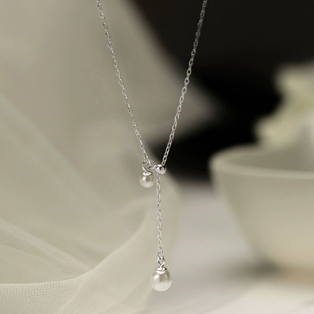Picture of Titch S925 Silver Pearl Necklace