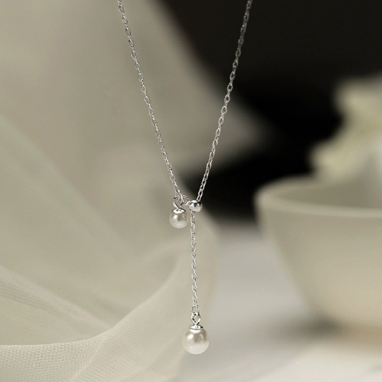 Picture of Titch S925 Silver Pearl Necklace