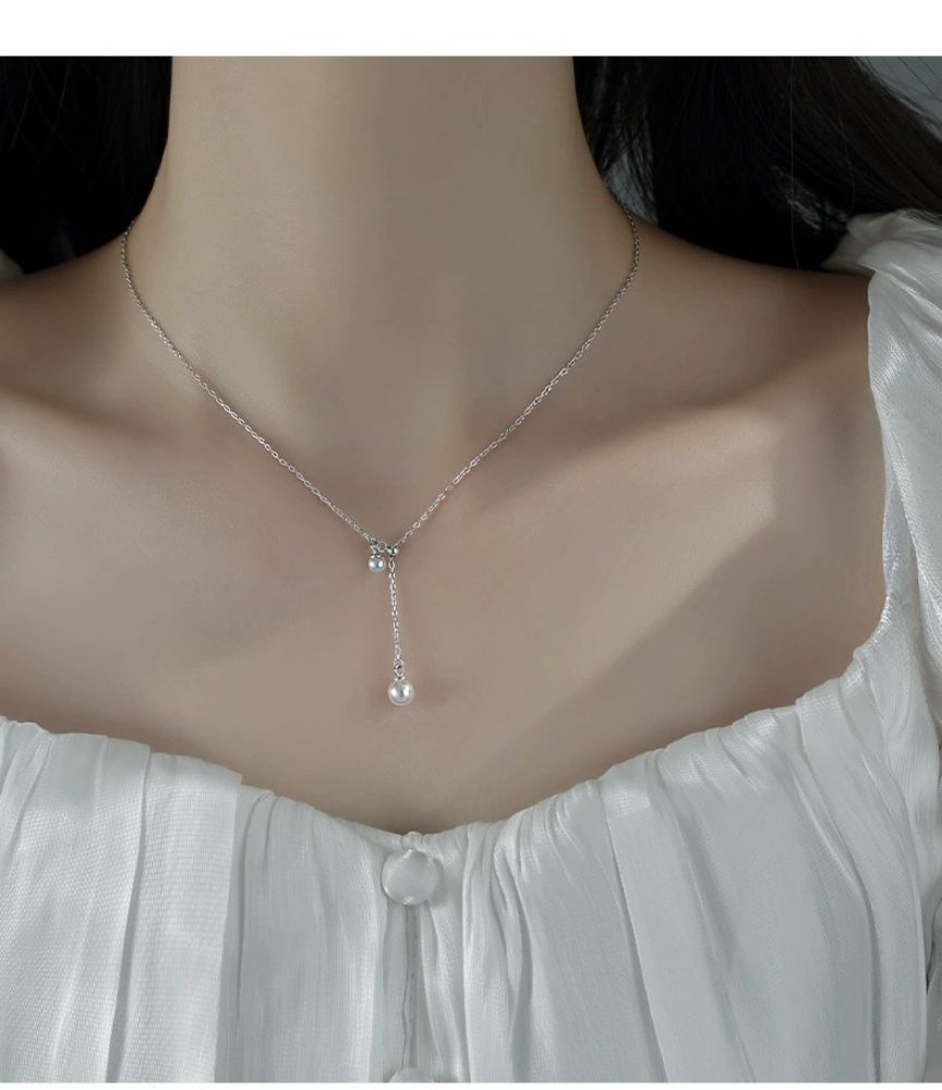 Picture of Titch S925 Silver Pearl Necklace