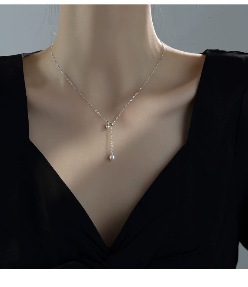 Picture of Titch S925 Silver Pearl Necklace