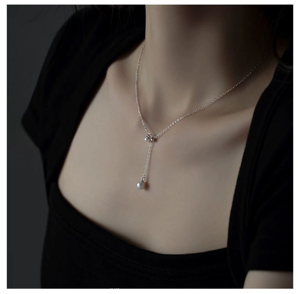 Picture of Titch S925 Silver Pearl Necklace