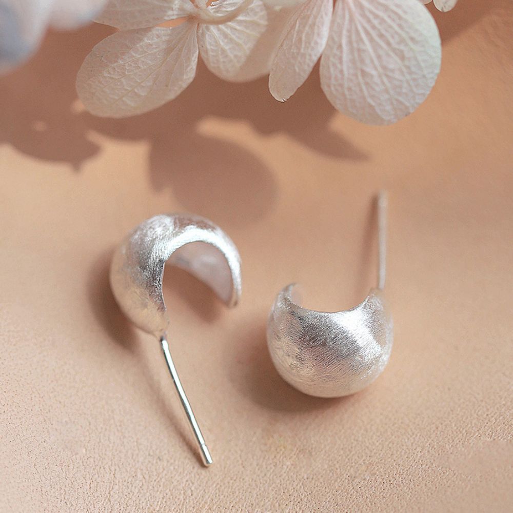 Picture of Tichy S925 Silver Arc Earrings