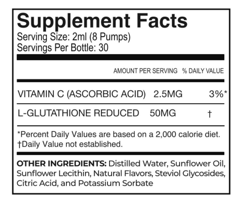 Picture of Liposomal Glutathione 2oz