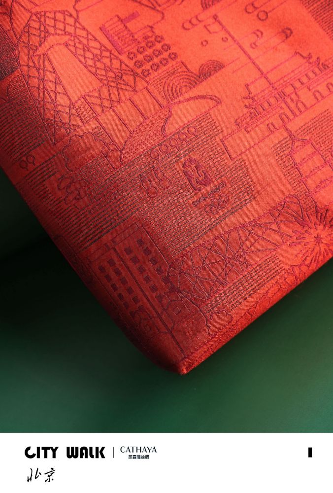 Picture of CITYWALK Silk Clutch Series - Beijing