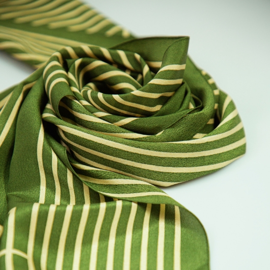 Picture of Silk Printed Long Scarves (Two Patterns)