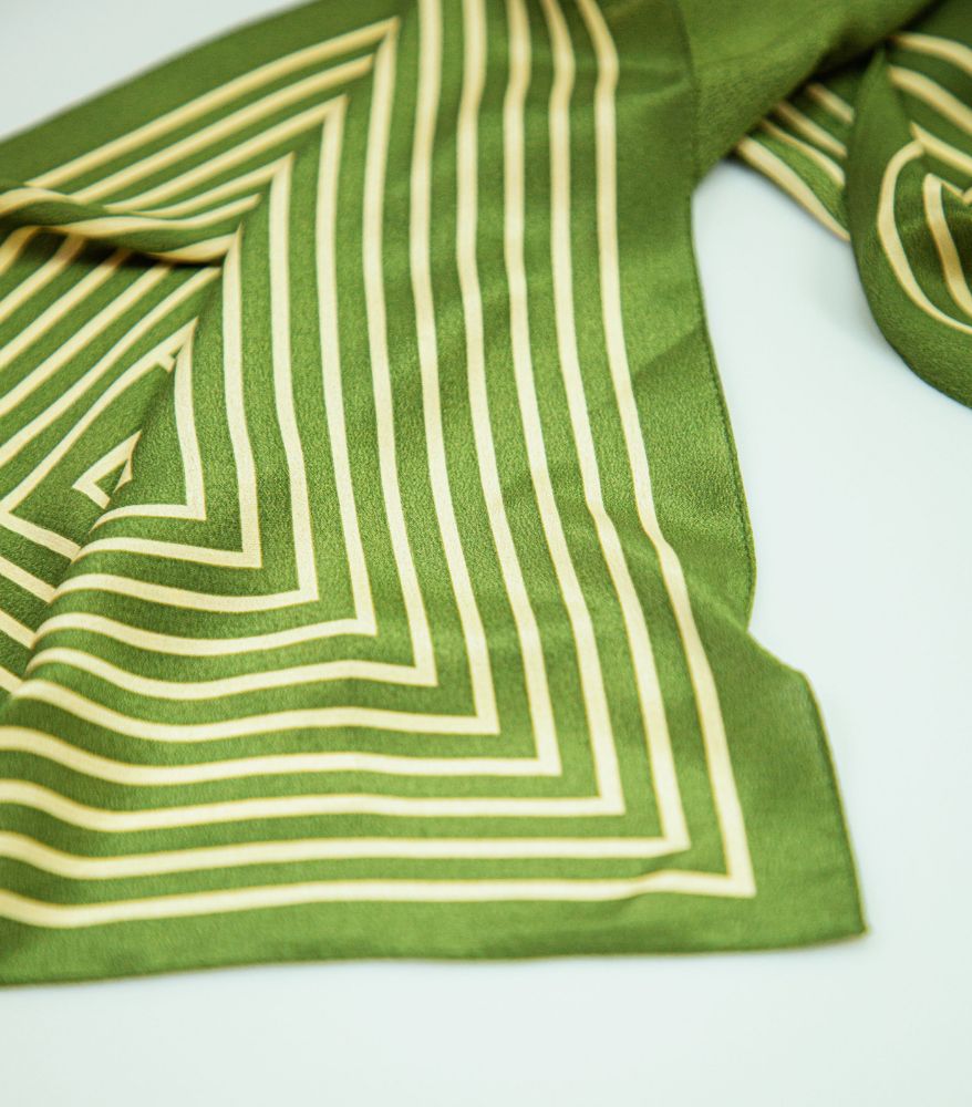 Picture of Silk Printed Long Scarves (Two Patterns)