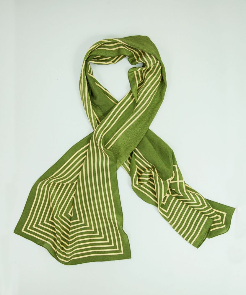 Picture of Silk Printed Long Scarves (Two Patterns)