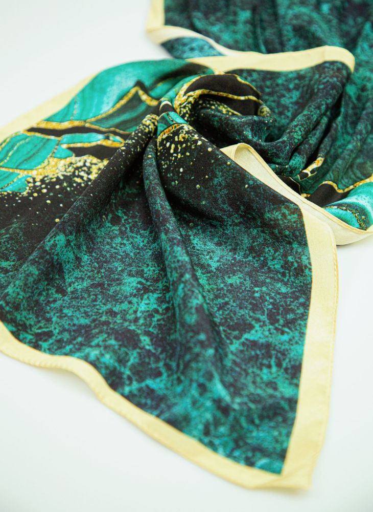 Picture of Silk Printed Long Scarves (Two Patterns)