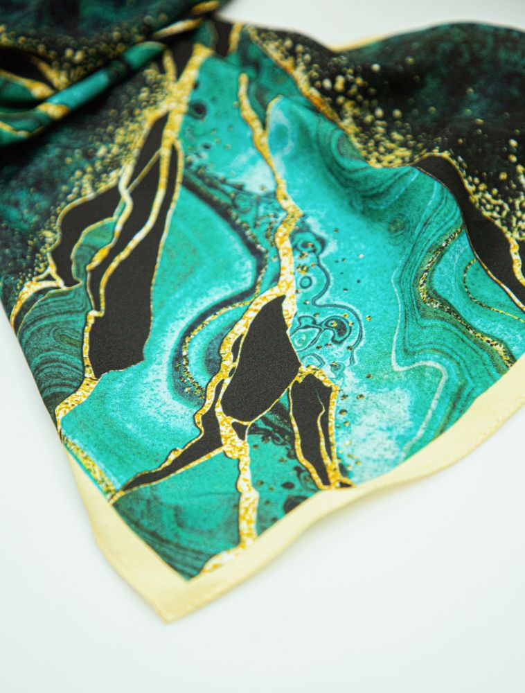 Picture of Silk Printed Long Scarves (Two Patterns)