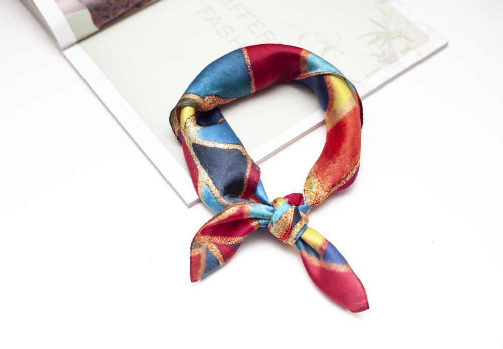 Picture of Silk Small Square Scarf