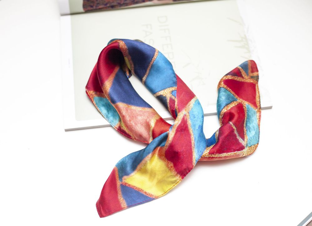 Picture of Silk Small Square Scarf